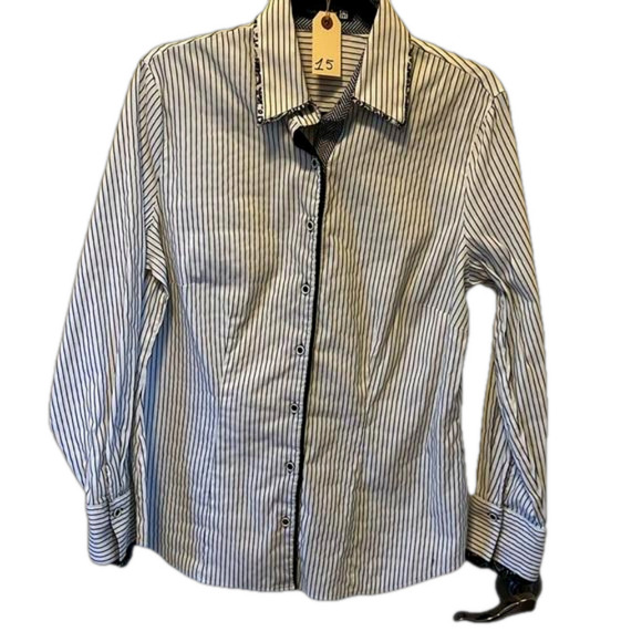 15. Betty Barclay striped Button Down - Stretch - Picture 1 of 5